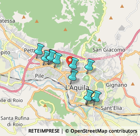 Mappa Via Monte Matese, 67100 L'Aquila AQ, Italia (1.51273)