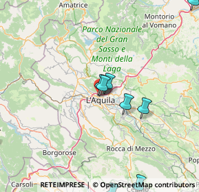 Mappa Via Monte Matese, 67100 L'Aquila AQ, Italia (30.12188)