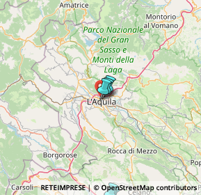 Mappa Via Monte Matese, 67100 L'Aquila AQ, Italia (29.60818)