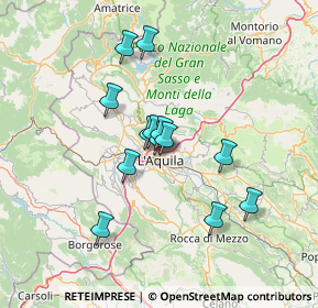 Mappa Via Monte Matese, 67100 L'Aquila AQ, Italia (11.43462)