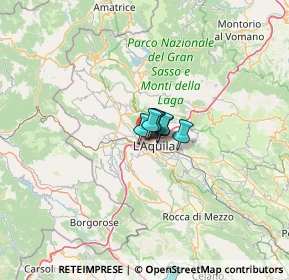 Mappa Via Remo Brindisi, 67100 L'Aquila AQ, Italia (18.95583)