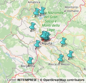 Mappa Via Remo Brindisi, 67100 L'Aquila AQ, Italia (11.29615)