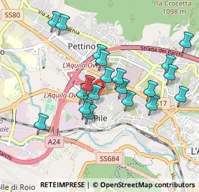 Mappa Via Remo Brindisi, 67100 L'Aquila AQ, Italia (0.8985)