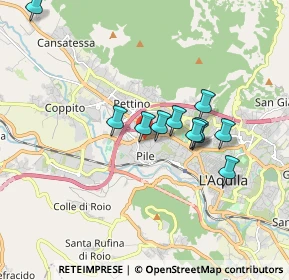 Mappa Via Remo Brindisi, 67100 L'Aquila AQ, Italia (1.57)