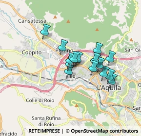 Mappa Via Remo Brindisi, 67100 L'Aquila AQ, Italia (1.31294)