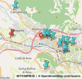 Mappa Via Remo Brindisi, 67100 L'Aquila AQ, Italia (2.11077)