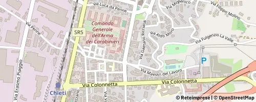 Mappa Chieti
