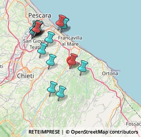 Mappa Via Ettore Paolini, 66010 Miglianico CH, Italia (8.44176)