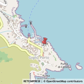 Mappa Via del Bagno Saraceno, 86, 58012 Isola del Giglio, Grosseto (Toscana)