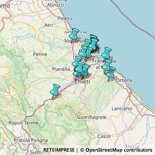 Mappa Via Muzio Pansa, 66100 Chieti CH, Italia (9.91368)