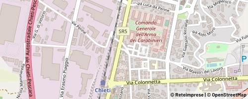 Mappa Chieti