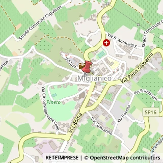 Mappa Via Salita della Fonte,  5, 66010 Miglianico, Chieti (Abruzzo)