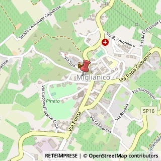 Mappa Via Martiri di Cerreto, 57, 66010 Miglianico CH, Italia, 66010 Miglianico, Chieti (Abruzzo)