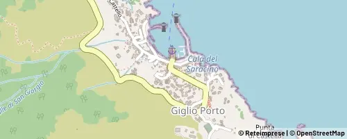 Mappa Île de Giglio