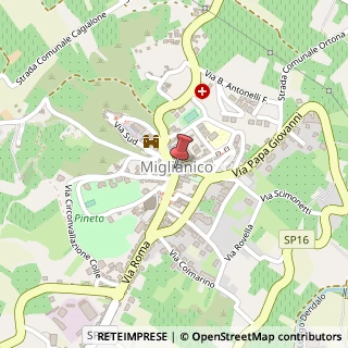 Mappa Via Roma,  5, 66010 Miglianico, Chieti (Abruzzo)