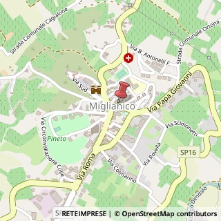 Mappa Via Martiri Zannolli, 11, 66010 Miglianico, Chieti (Abruzzo)