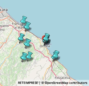 Mappa Via Galileo Galilei, 66026 Ortona CH, Italia (6.2725)