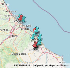 Mappa Via Galileo Galilei, 66026 Ortona CH, Italia (11.10429)