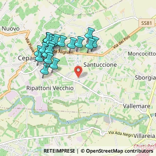 Mappa Via di Luzio, 65012 Cepagatti PE, Italia (1.0405)