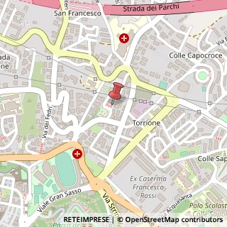 Mappa Piazza San Pio X, 1, 67100 L'Aquila, L'Aquila (Abruzzo)