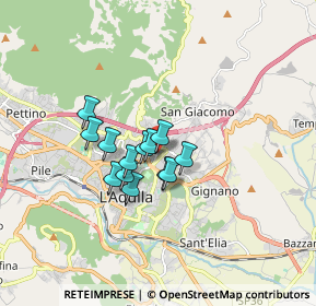 Mappa Via Cardinale Mazzarino, 67100 L'Aquila AQ, Italia (1.15154)