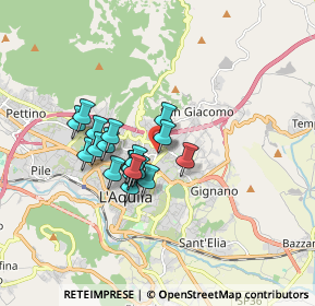 Mappa Via Cardinale Mazzarino, 67100 L'Aquila AQ, Italia (1.32526)