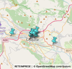 Mappa Via Cardinale Mazzarino, 67100 L'Aquila AQ, Italia (1.84909)