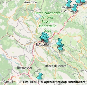 Mappa Via Cardinale Mazzarino, 67100 L'Aquila AQ, Italia (18.02273)