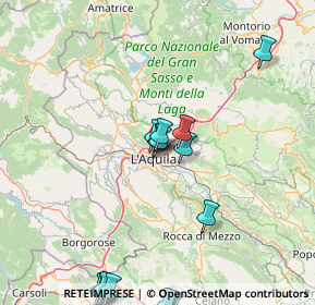 Mappa Via Cardinale Mazzarino, 67100 L'Aquila AQ, Italia (24.119)