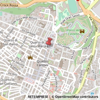 Mappa Corso Vittorio Emanuele,  156, 67100 L'Aquila, L'Aquila (Abruzzo)