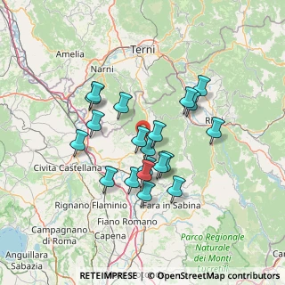 Mappa Via Porta Ternana, 02049 Torri In Sabina RI, Italia (12.444)