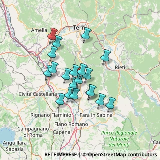 Mappa Via Porta Ternana, 02049 Torri In Sabina RI, Italia (11.556)