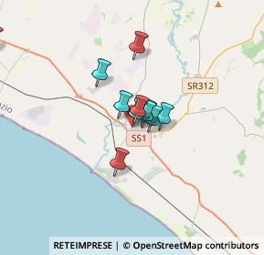 Mappa Via del Vallone, 01014 Montalto di Castro VT, Italia (2.36273)