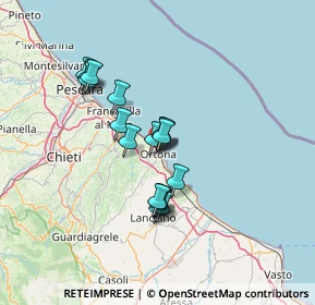 Mappa Via XXIV Maggio, 66026 Ortona CH, Italia (11.14235)