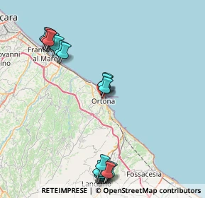 Mappa Via Pantaleone Rapino, 66026 Ortona CH, Italia (9.9145)