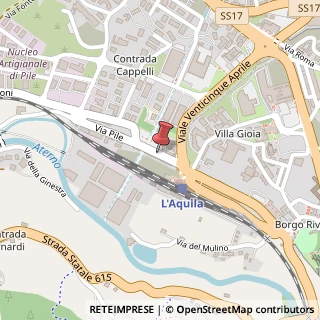 Mappa Via pile 3, 67100 L'Aquila, L'Aquila (Abruzzo)