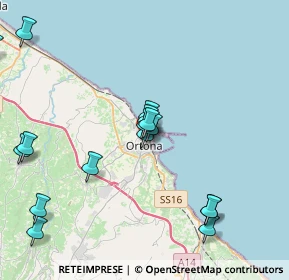 Mappa Via Dario Serafini, 66026 Ortona CH, Italia (4.89941)