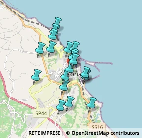 Mappa Via Dario Serafini, 66026 Ortona CH, Italia (1.408)