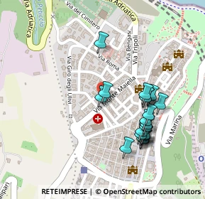 Mappa Via dei Frentani, 66026 Ortona CH, Italia (0.2445)