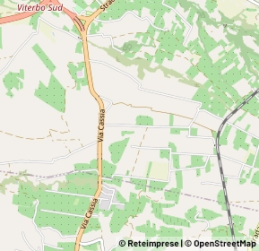 Mappa Via Sasso San Pellegrino, 01100 Viterbo VT, Italia (1.22143)