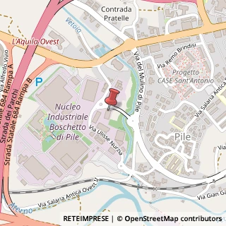 Mappa Via Agostino Farroni, 61, 67100 L'Aquila, L'Aquila (Abruzzo)