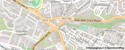 Mappa L'Aquila