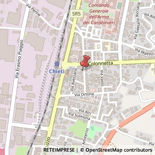 Mappa Via Torquato Scaraviglia, 18, 66100 Chieti, Chieti (Abruzzo)
