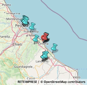 Mappa Piazza della Repubblica, 66026 Ortona CH, Italia (11.39722)