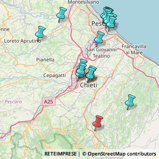 Mappa Via Vasto, 66100 Chieti CH, Italia (9.472)