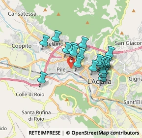 Mappa C O GALLERIA MERIDIANA, 67100 L'Aquila AQ, Italia (1.4355)