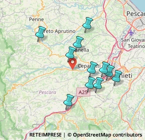 Mappa SS602, 65020 Rosciano PE, Italia (6.96273)