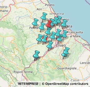 Mappa SS602, 65020 Rosciano PE, Italia (11.113)