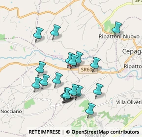 Mappa SS602, 65020 Rosciano PE, Italia (1.815)