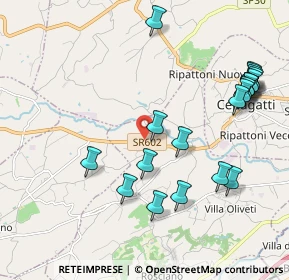 Mappa Via Taddei, 65020 Rosciano PE, Italia (2.4435)